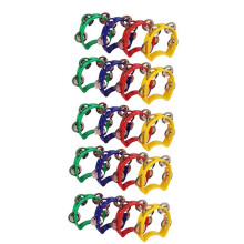 20Pcs Plastic Tambourine Musical Instruments, Handheld Tambourines,Percussion Rhythm Party Musical Instruments