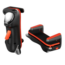 Six Finger para Game Trigger para PUBG Gaming Controller L1 R1 Alloy Key Button para Android Gamepad Joystick (Orange)