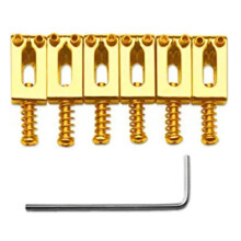 10.5Mm Gitaar Tremolo Bridge Zadels voor Stratocaster Strat Telecaster Tele Elektrische Gitaar Accessoires, Goud