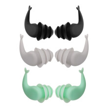 3 Paia Ottimi Tappi per Le Orecchie Impermeabili Ultra Comodi, Tappi per Le Orecchie da Nuoto, Tappi per Le Orecchie nel Silicone Riutilizzabili per