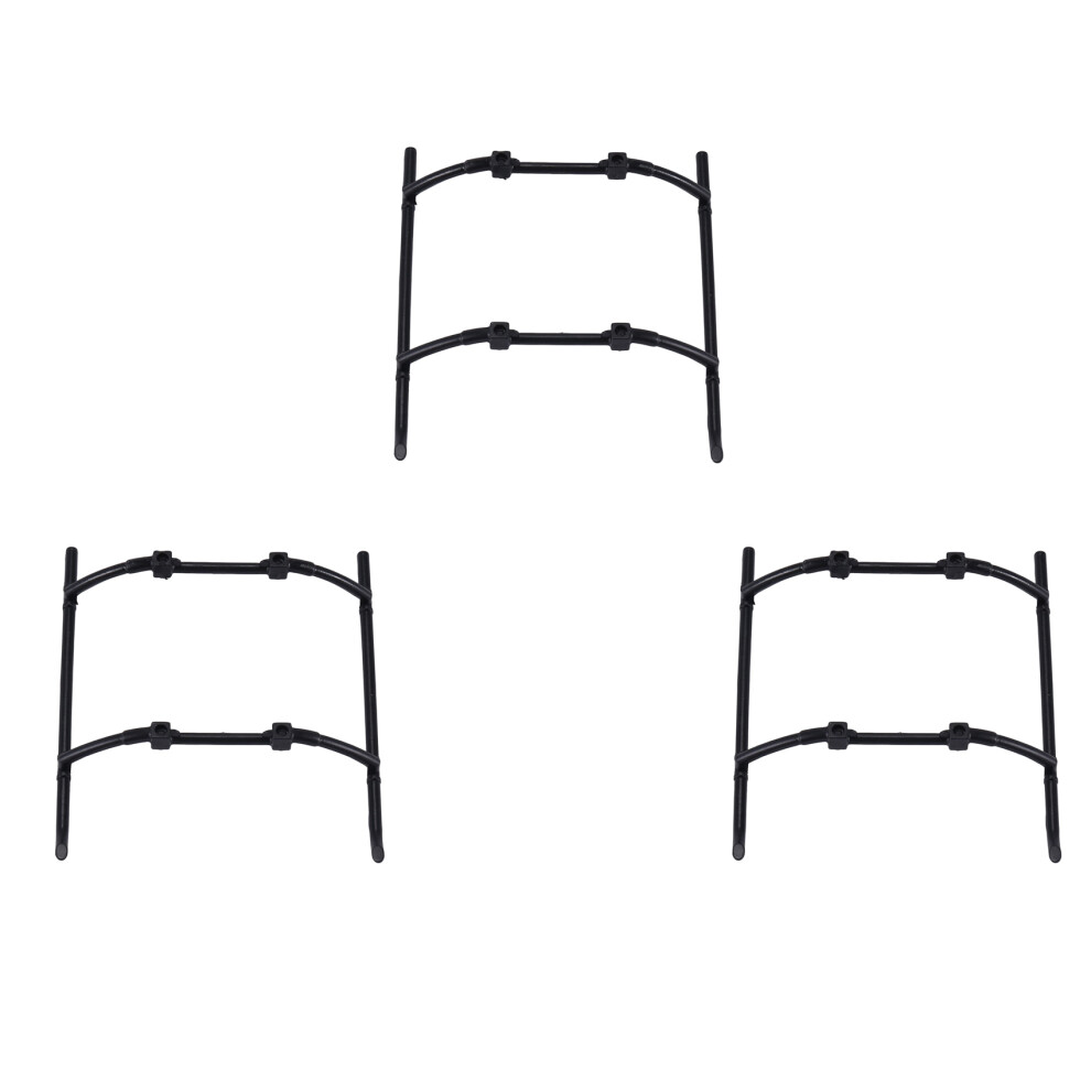 3Pcs C186 Landing Gear For C186 C-186 Rc Helicopter Airplane Drone Spare Parts Upgrade Accessories Black 4712120834255