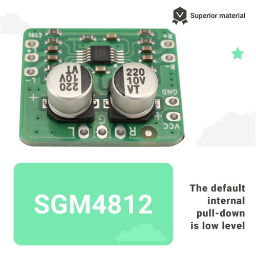 Headphone Amplifier Board 150 MW Audio Differential Balanced TPA6112 & SGM4812 HIFI Amp Module Speaker Module 2