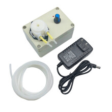 Bomba Peristáltica de Velocidade Ajustável 12V/24V Bomba de Titulação de Velocidade Ajustável Bomba Dosadora Plugue EUA