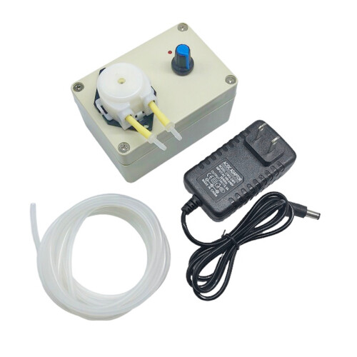 Adjustable Speed Peristaltic Pump 12V/24V Adjustable Speed Titration Pump Metering Pump US Plug 1