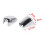 Chrome Front Windshield Wiper Nozzle Decoration Cover Trim For- RAM Durango - 300C 8