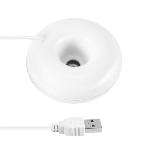 White donut humidifier usb office desktop  humidifier portable  air purifier white 1