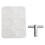 Drum Damper gel 6 pack with One Drum Tuning Key pack 1 1