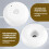 White donut humidifier usb office desktop  humidifier portable  air purifier white 5