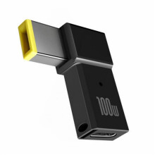 100W USB Type C Vrouwelijk Naar Vierkant PD Plug Converter USB-C Snel Opladen voor Laptop Power Adapter Connector