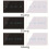 Wifi  Wall Light  10A Glas Touch Panel Wireless Interuptor 4 Gang Wireless Remote Control (Weiß) 4