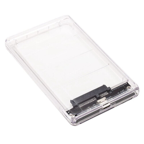 Gabinete de HDD USB3.0/Type-C de 2,5 Polegadas Caso de Disco RíGido SSD SATA3 para USB 3.0 Caixa de HDD Transparente USB C HDD Case 5 Gbps