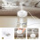 White donut humidifier usb office desktop  humidifier portable  air purifier white 4