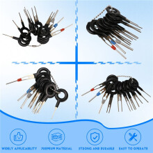 11Pcs/Set Terminal Removal Tools Car Electrical Cable Wiring Crimp Connector Pin Extractor Kit Car Repair Hand Tool Set Plug key