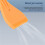 1/4BSP Male Thread ABS Single Hole Air Blow Off Flat Jet Nozzle Yellow 3