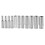 11 pcs 1/4 inch Drive Deep Socket Set CRV Hand Tools 6 Point Long Socket Hex Repair Tool 1
