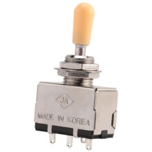 Solid Knob Shaft Box Style for  Sg 3 Way Pickup Selector Toggle , beige Tip