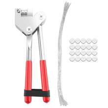 Plier 20Pcs 10x5Mm Sealed Beans Sealing Wire Lead Seal Sealing Pliers Calipers For Seal Water Meter Anti-Theft Sealing