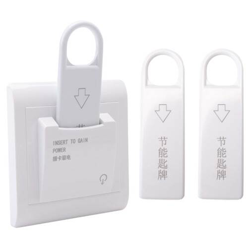 High Grade Hotel Magnetic Card   Saving  Insert Key for Power with 3 Card