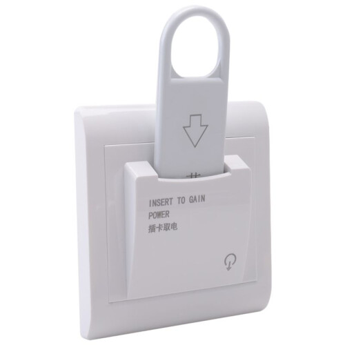 High Grade Hotel Magnetic Card   Saving  Insert Key for Power with 3 Card 1