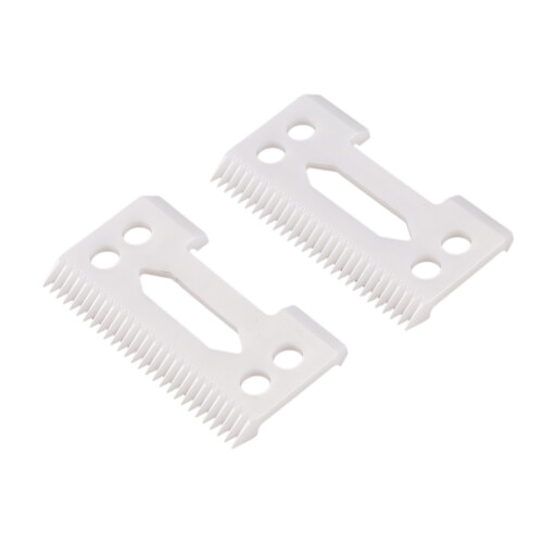 New 2Pcs 28 Teeth Zirconia Ceramic Clipper Blade for  Senior Clipper
