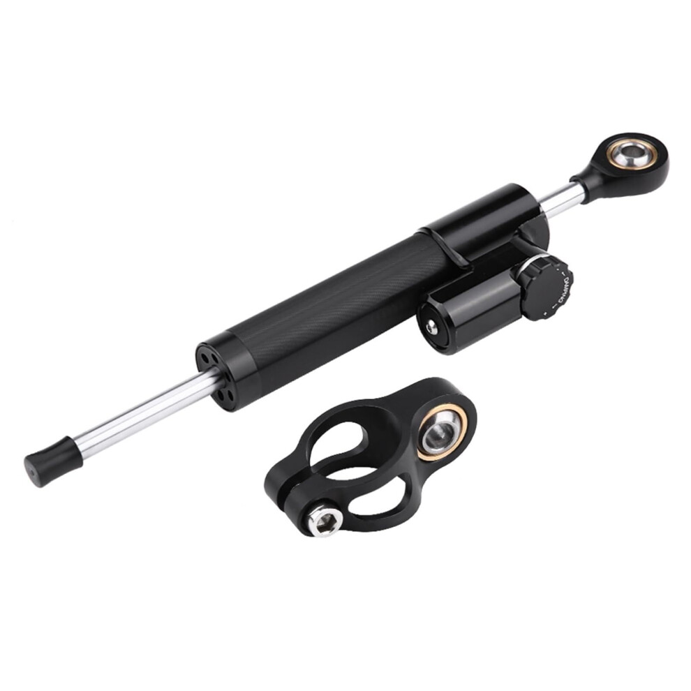 Universal Motorcycle Steering Damper With Bracket, Cnc Aluminum Adjustable Steering Stabilizer For Enhanced Stability 9169991209500