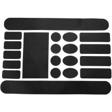 Bicycle Front Fork Frame Protector Bike Chain Stay Protection Cycling Fork Wrap Guard Pad Mountain Road Bike MTB Accessories Carbon Black