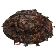 Chapeau de Chasse Camouflage avec Chapeau de PêChe Bionic 3D Real Tree Leaf Hunting Cap pour L'ExtéRieur