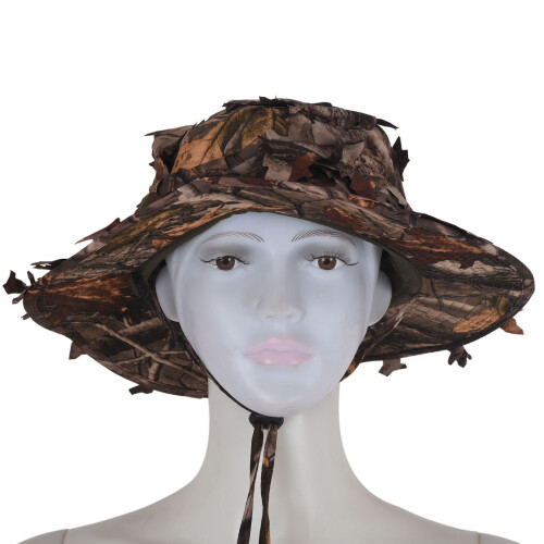 Cappello da Caccia Mimetico con Cappello da Pesca Bionic 3D Real Tree Hunting Cap per Esterno