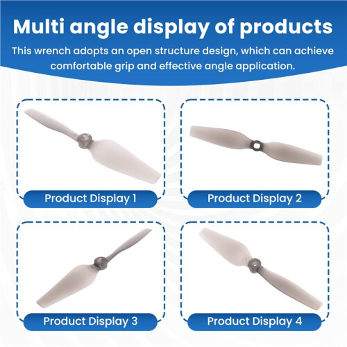 3Pcs RC Airplane Propellers for  XK X450 Fixed Wing Aircraft 2