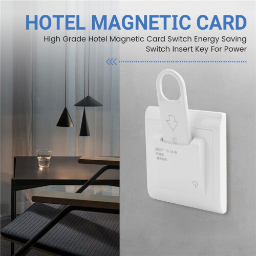 High Grade Hotel Magnetic Card   Saving  Insert Key For Power 1