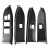 for  Pajero 2007-2019 Car Inner Window Lift  Button Panel Cover Trim Frame Decorative Accessories 2