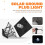 1.5M LED Solar Powered Traditional Garden Lamp Post Lamppost Lantern Light Decor 6