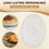 Microwave Plate Spare Microwave Dish Durable Universal Microwave Turntable Glass Plate Round Replacement Plate 6