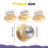 4 Pcs Speed Control Knobs 2 Tone 2 Volume for  LP SG Guitar Golden Knobs Guitar Accessories 7