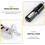 2X H1 6000K Super Bright White 6000LM DRL LED Headlight Bulb Kit High- 4