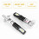2X H1 6000K Super Bright White 6000LM DRL LED Headlight Bulb Kit High- 3