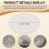 Microwave Plate Spare Microwave Dish Durable Universal Microwave Turntable Glass Plate Round Replacement Plate 7