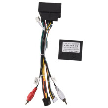 Car Audio 16PIN Adapter Przewodu ZasilająCego WiąZka PrzewodóW Audio Ze Skrzynką Canbus dla B200 / W211 / ML / Vito / Viano 2005-2011