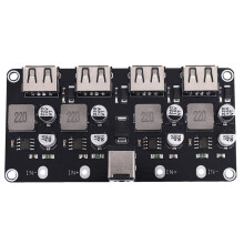 QC3.0 QC2.0 USB Fast Charger Board 4XUSB Port - Converter DC12V-30V to 3-12V Charging Circuit Module