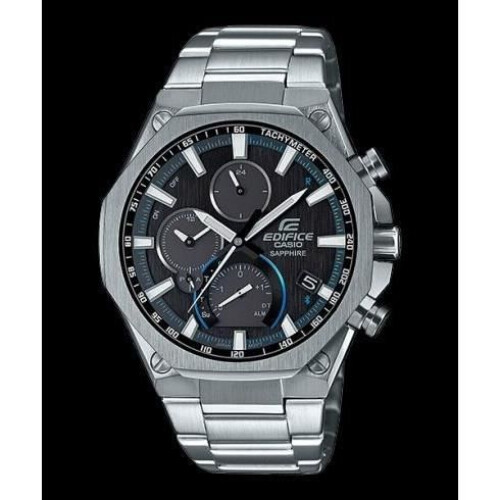 Casio Uhr – CASIO – EQB-1100D-1AER – 51,1 mm – Edelstahl – Bluetooth Smart – Solar