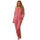 (XL, Red) Γυναικεία ριγέ φόρμα εφαρμογή, μαλακή. 1