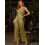 (S, Army Green) Γυναικείο σετ παντελόνι στη μέση. 6