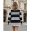 (M, Navy Blue) Γυναικείες Ριγέ Μπλούζες Φθινοπωρινά Streetwear 8