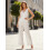 (S, Ivory) Ensemble deux pièces jambes larges. 5