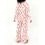 (M, Pink) Set de pijamale talie elastică 4