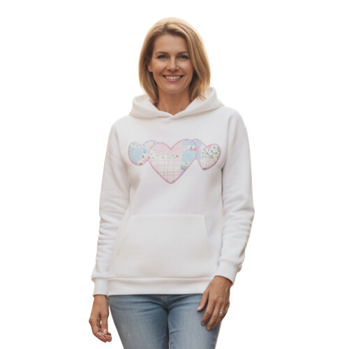 (L, White) Γυναικεία Φούτερ με Φθινόπωρο Streetwear