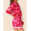 (L, Red) 2-delige pyjamaset voor elastische tailleband. 5