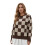(M, Dark Brown) Γυναικείο Πουλόβερ Φθινοπώρου-Χειμώνα, Μακρύ Μανίκι。 1