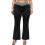 (XXXL, Black) Γυναικείο παντελόνι καμπάνα στενή εφαρμογή. 1