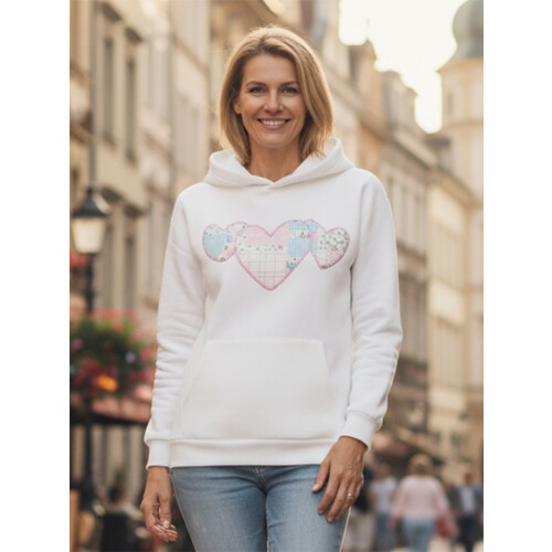 (L, White) Γυναικεία Φούτερ με Φθινόπωρο Streetwear 2